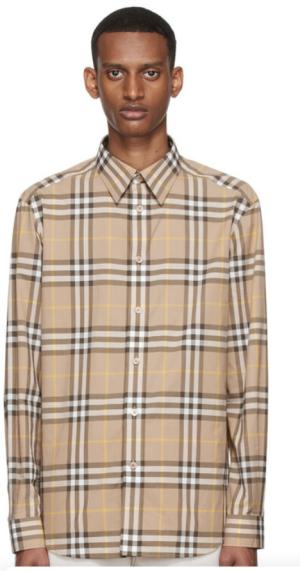 Burberry george shirt best sale